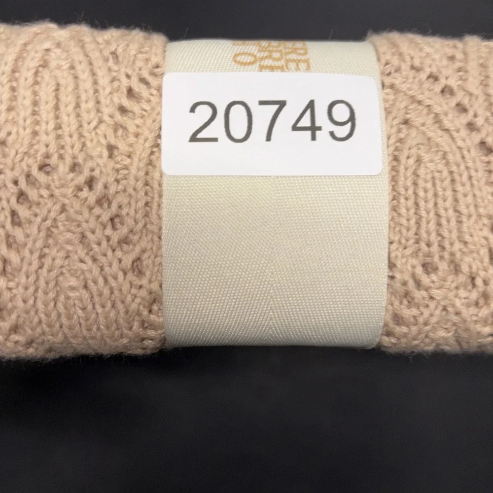 Sand Jeremiah Brent Home 100% Cotton Knitted Pointelle Scallop 50in x 60in 20749